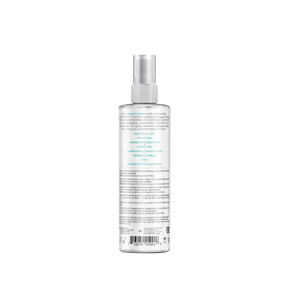 Wicked simply cleene - sex toy cleaner - Product bottom view  | Flirtybay.com.au